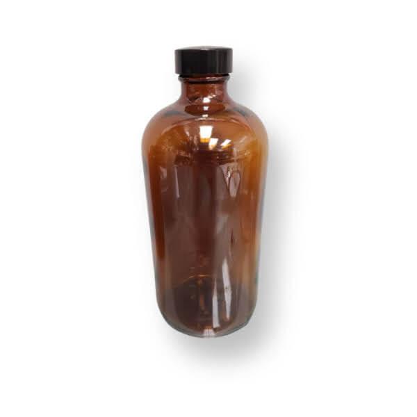 Amber Bottles with Cap - Roots Refillery